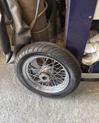 Cerchio piu gomma nuova Harley Davidson 16"