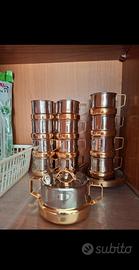 tazzine caffè in acciaio