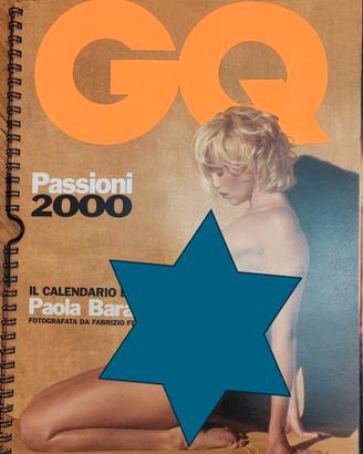 Calendario Paola Barale 2000 GQ originale