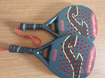 2 RACCHETTE PADEL JOMA TOURNAMENT ROSSO NERO