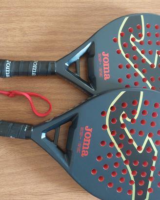 2 RACCHETTE PADEL JOMA TOURNAMENT ROSSO NERO