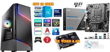PC GAMING PRO i5 16GB 1TB SSD NVIDIA 3050-8GB