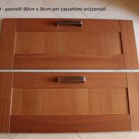 2 pannelli cucina, 90x36, marca GeD color ciliegio