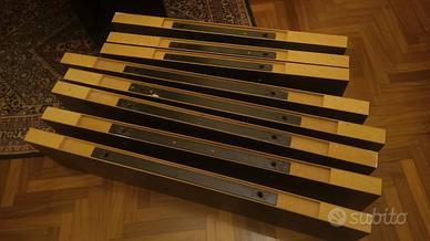 mensole in MDF tamburate effetto legno 