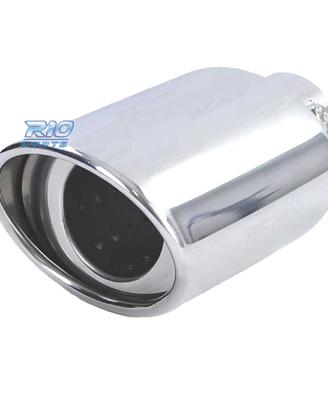 TERMINALE SCARICO UNIVERSALE IN ACCIAIO INOX OVALE
