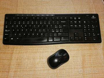 Tastiera e mouse wireless Logitech M185