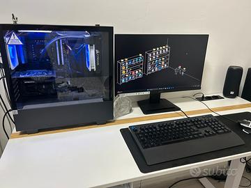PC FISSO COMPLETO + Monitor, mouse e tastiera.