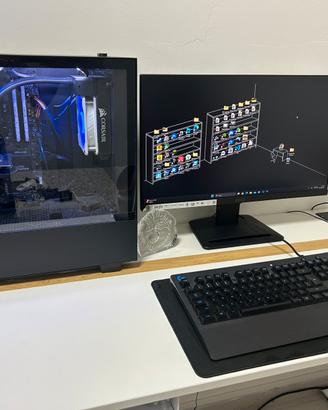 PC FISSO COMPLETO + Monitor, mouse e tastiera.