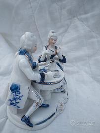 soprammobile in ceramica dipinto a mano 