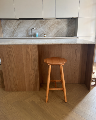 Sgabello da cucina in legno