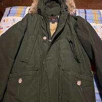 Giaccone Woolrich uomo verde scuro