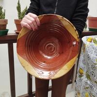 ANTICO LEMMO TERRACOTTA VASO CENTROTAVOLA LAVATOIO