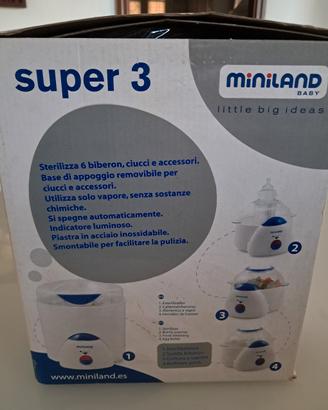 sterilizzatore biberon  miniland