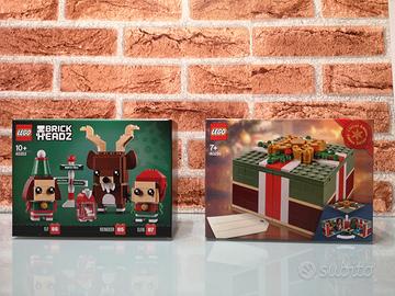 LEGO 40292 Dono di Natale + 40353 Brickheadz