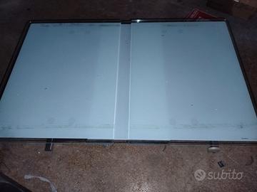 Calligaris tavolino vetro  salotto allungabile