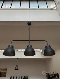 Lampadario stile industriale