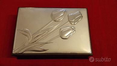 scatola portagioie argento