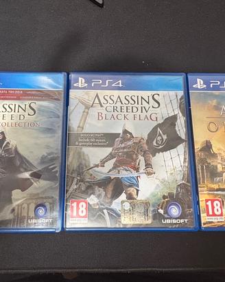 TRILOGIA ASSASIN’S CREED PS4 (3 GIOCHI)