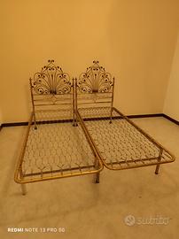 Letti gemelli in ferro battuto