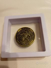 Moneta Marvel Wolverine in rilievo,nuova