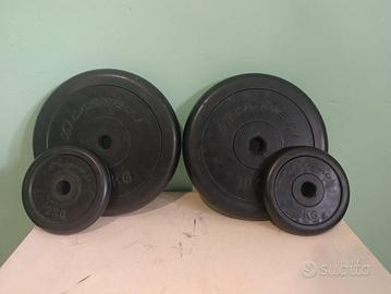 Dischi palestra CARNIELLI 24kg - gommati