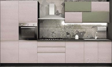 Cucina KeLLy 360 h.216 PROMO VERGINE VERDE SALVIA