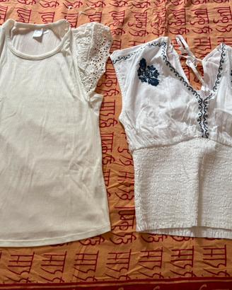 2 maglie premaman Prenatal taglia S