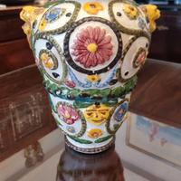 Vaso in ceramica anni 40.Artista Vincenzo Corrente