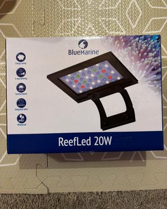 Lampada led acquario marino Reef led 20w