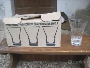 6 bicchieri campari soda modello E