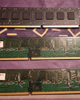 3 Ram per Computer, una DD3 da 8Gb e 2x512Mb