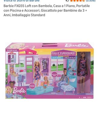 Barbie loft con bambina