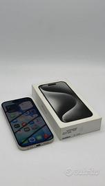 IPHONE 15 PRO 128 GB TITANIO BIANCO
