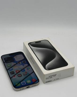 IPHONE 15 PRO 128 GB TITANIO BIANCO