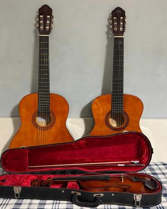 2 Chitarre Eko CS-10 + Violino Gewa Allegro