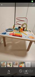 Tavolino in legno multi attività