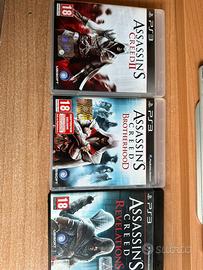 Assassin’s creed 2/Brotherhood/Revelations PS3