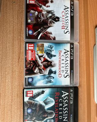 Assassin’s creed 2/Brotherhood/Revelations PS3