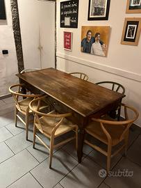 Tavolo in noce vintage