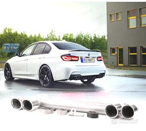 SISTEMA DI SCARICO BMW F30 F31 LOOK M DOPPIO