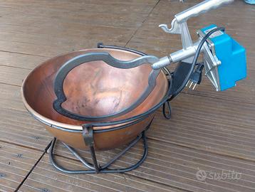 Paiolo in rame elettrico