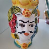 Vasetto testa di moro siciliano 