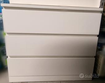 cassettiera malm ikea bianca