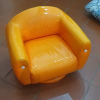 poltrona girevole bimbi retrò 