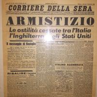 Giornale originale Corriere della Sera 1943