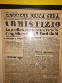 Giornale originale Corriere della Sera 1943