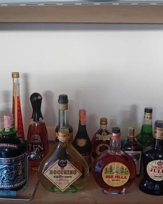 Lotto 15 Bottiglie Vintage da Collezione