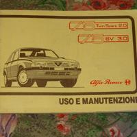 Libretto uso e manutenzione alfa 75 tw.sp.-6v 3.0