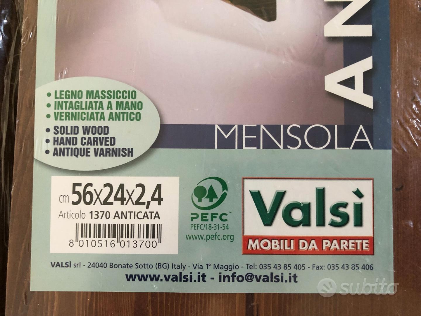 Mensole in legno finitura noce anticato - Arredamento e Casalinghi In  vendita a Bologna