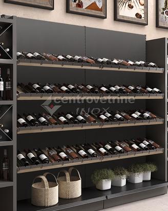Scaffale enoteca bistrot "kit 10" da 285